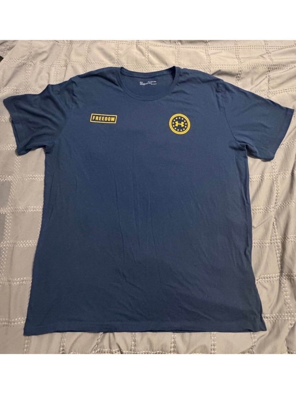 Under Armour Men's Navy Blue Freedom Graphic T-Shirt 3XL